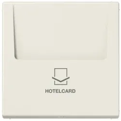 Jung LS590CARD Hotelcard-Schalter (ohne Taster-Einsatz), Hotelcard, Serie LS, weiß