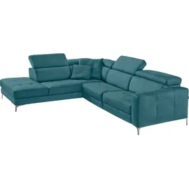 Egoitaliano Eckcouch Matt 2-Sitzer Blau