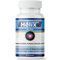 Helix Original - Nahrungsergänzungsmittel für Gelenkschmerzen mit Kurkuma, Boswellia, Schneckenproteinextrakt und Vitamin C für die Kollagenbildung - Laktosefrei, glutenfrei (30 Kapseln)