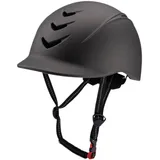harayaa Reithelm, Reitsporthelm, Professioneller Leichtgewichtler Fahrradhelm für Erwachsene, Herren und Damen, Pferdeausrüstung, Reithelm, DUNKELGRAU