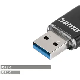 Hama FlashPen Laeta Twin 128 GB schwarz USB 3.0 00124001