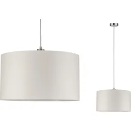 Paulmann Tessa 1-flg. 45 cm rund Creme Metall/Textil