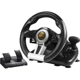 PXN Gaming Wheel PXN-V3 (PC / PS3 / PS4 / XBOX ONE / SWITCH) (PS3, PS4, Xbox One S, Switch, Windows), Gaming Controller, Schwarz