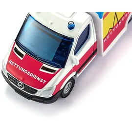Siku 1536 - Rettungswagen Rot/Gelb/Weiß 1:32