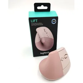 Logitech Lift Vertical Ergonomic rosa