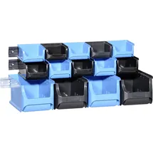 Allit Sichtboxen-Set 17-teilig ProfiPlus 1+2+3/17 mit Schienen