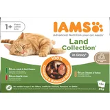 Iams Delights Adult in Sauce Land Mix 12 x 85 g
