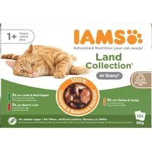 Iams Delights Adult in Sauce Land Mix 12 x 85 g