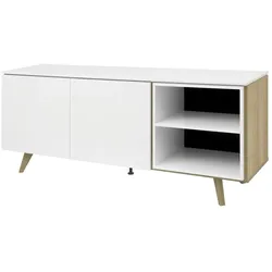 Sideboard  Uuna , weiß , Maße (cm): B: 180 H: 76 T: 45