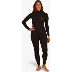 Neoprenanzug Surfen Damen Neopren 3/2 mm Front Zip 900 schwarz L