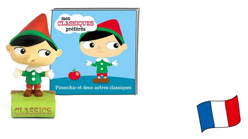 tonies - Hörfigur für die Toniebox: Mes Classiques Préférés: Pinocchio Et 2 Autres Classiques (französisch)