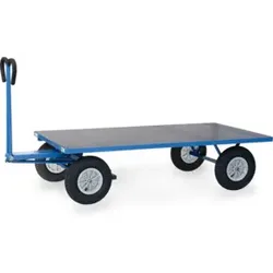 fetra Handpritschenwagen 6406L - Tragkraft 1250kg Luft-Bereifung