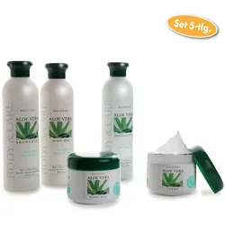 Bio-Vital 5-tlg Pflegeset Aloe Vera eignet sich bestens für die regelmäßige Haut- und Körperpflege 1 St