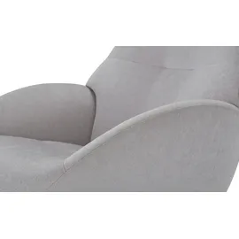 Sofa.de Fernsehsessel Globe Mikrofaser 79 x 111 x 84 cm Grau drehbar