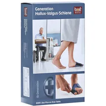 Bort Generation Hallux-valgus Schiene links Größe 1 blau