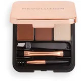 Revolution Beauty Makeup Revolution Brow Sculpt Kit Set für perfekte Augenbrauen Farbton Medium 2.2 g
