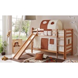 90 x 200 cm Buche massiv natur beige/braun