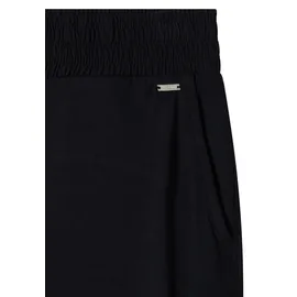 Cecil Jerseyhose High Waist Wide Leg Schwarz XXL