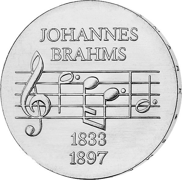 5 DDR Mark 1972 Johannes Brahms