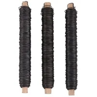 Rayher Blumendraht Basteldraht 0,65 mm ø schwarz 3 Stück à 100 g