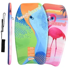Wham O Wham-O 2er-Pack 83.8cm Boogie Board für Kinder 8+ – Flamingo/Curve