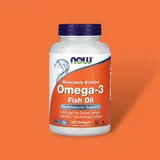 NOW Foods Molecularly Distilled Omega-3 Softgels 200 St.