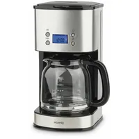 H.koenig MG30 1000W Graduierte Glaskaraffe, Anti-Tropf-System, Warmhalten, LDC-Display, Automatische