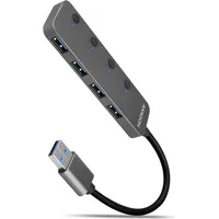 AXAGON HUE-MSA Superspeed USB-A Switch Hub, 4x USB 3.0,