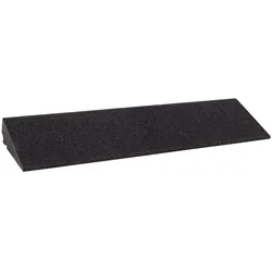 Bordsteinrampe Gummi 70mm LxBxH 80x25x7cm schwarz SZAGATO Schwellenrampe Auffahrhilfe Bordsteinkeile Auffahrrampe Bordsteinkanten Rampe Gummikeil