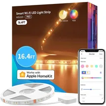 Meross Smart Wi-Fi RGBWW LED Light Strip, 5m