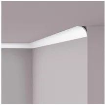 NOEL & MARQUET Eckleiste NE2 Pure Weiß 2 St. 200 x 6 x 6 cm