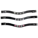HKM Hobby Horsing Stirnbänder Rosa/Silber,