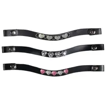 HKM Hobby Horsing Stirnbänder Rosa/Silber,
