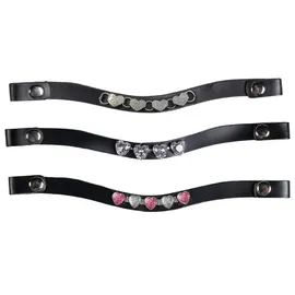 HKM Hobby Horsing Stirnbänder Rosa/Silber,