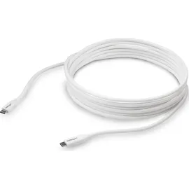 Startech StarTech.com USB-C Usb-C Cable W/ 5A Pd - M/M - White - 4 M (13 Ft.), USB2C5C4MW