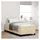 vidaXL Boxspringbett 100 x 200 cm Creme