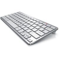 CSL - Kabellose Funk Tastatur - Wireless Keyboard - QWERTZ Layout - 5m Reichweite - Kompatibel mit Windows 11 für PC Mac Notebook Laptop