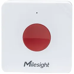 Milesight IoT Milesight WS101915M, Kabellos, Medizinischer Alarm, Weiß, Polycarb