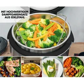 GASTROBACK Reiskocher schwarz/silber 3,0 l