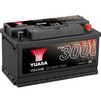 YUASA SMF YBX3110 Autobatterie 12 V 80 Ah T1 Zellanlegung 0