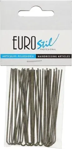 EUROSTIL Haarnadeln für Dutt 65 mm Bronze 20 Stück