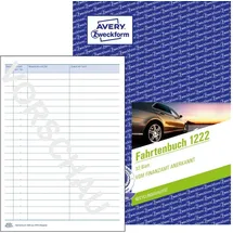 Avery Zweckform Fahrtenbuch A5 blau