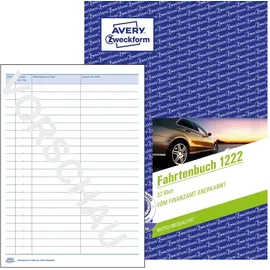 Avery Zweckform Fahrtenbuch A5 blau