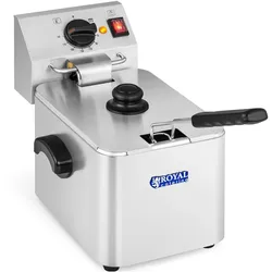 Royal Catering Elektro-Fritteuse - 8 l - 2500 W - EGO-Thermostat -