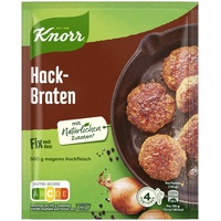 Knorr Fix Würzmischung Hackbraten für ein leckeres Fleischgericht ohne geschmacksverstärkende Zusatzstoffe 70 g 1 Stück