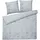 Beliani Bettwäsche Set Floral Hellblau 220 x 240 cm + 2 x 40 x 80 cm