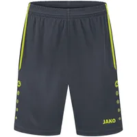 Jako Allround Shorts Herren anthrazit/lemon XL