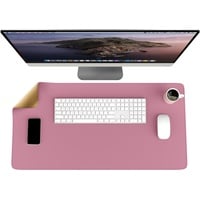 CSL Mauspad, XXL 800 x 400 x 3 mm Schreibtischunterlage, XXL Mousepad / Rutschfest, pink