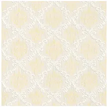 Profhome Textiltapete 0,53 m x 10 m 5,33 m2 Beige/Gold 956297
