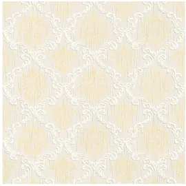 Profhome Textiltapete 0,53 m x 10 m 5,33 m2 Beige/Gold 956297